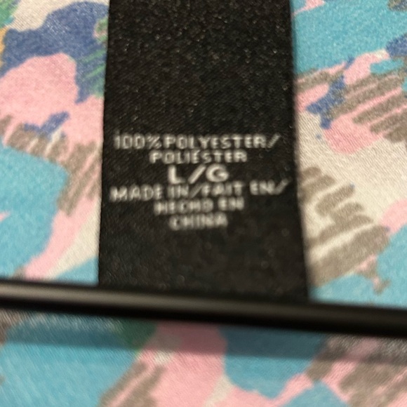 Moda International Abstract Print Coverup Beach Dress Size Large - Picture 6 of 7